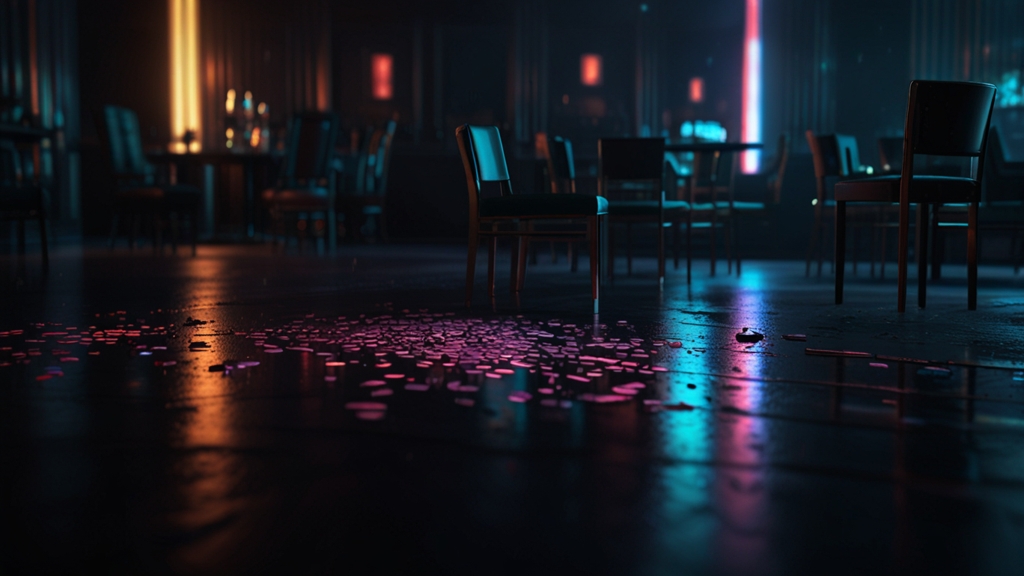 Bonus senza deposito mostrato su smartphone in un casinò con luci neon